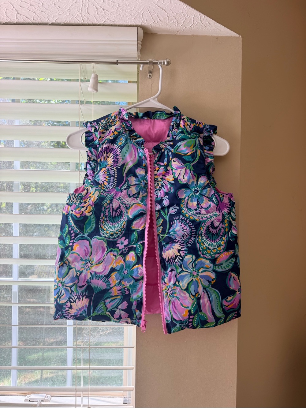 Lilly Pulitzer Girls Reversible Puffer Vest